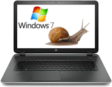 Pc portable lent win7